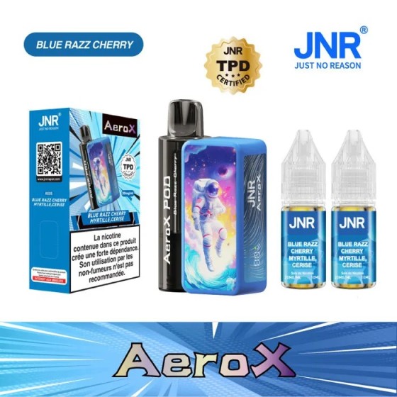 JNR AeroX 32K – Blue Razz Cherry (Myrtille Cerise)