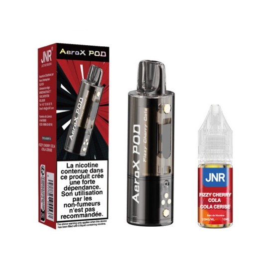 Pod JNR AeroX + E-liquide 10ml - Fizzy Cherry Cola (Cola Cerise)