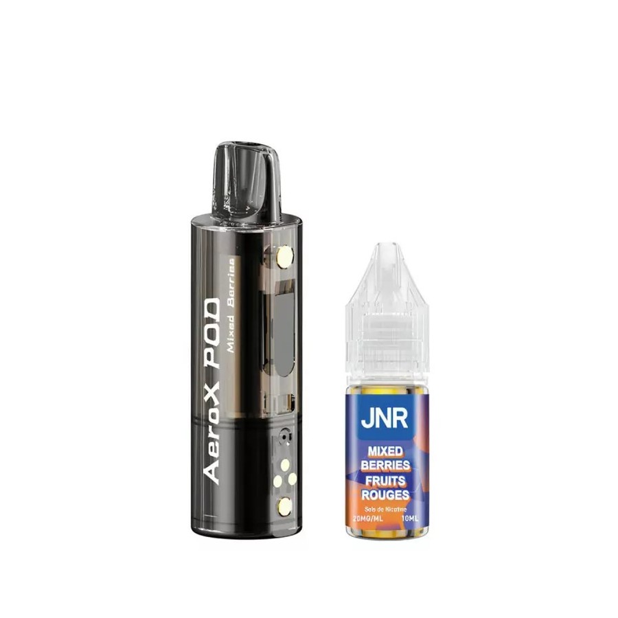 Pod JNR AeroX + E-liquide 10ml - Mixed Berries (Fruits Rouges)