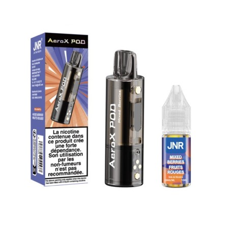 Pod JNR AeroX + E-liquide 10ml - Mixed Berries (Fruits Rouges)