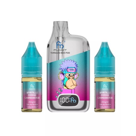 Puff Tornado 28K Rechargeable - Blueberry Cherry Cranberry (Myrtille Cerise Canneberge)