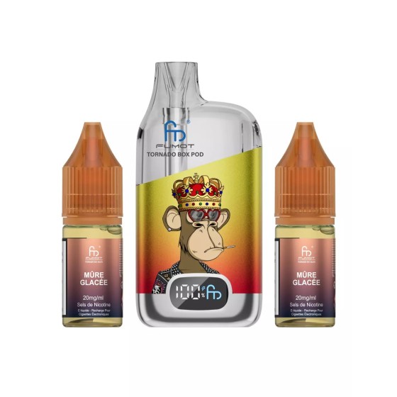 Puff Tornado 28K Rechargeable - Black Ice (Mûre Glacée)