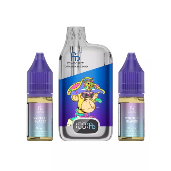 Puff Tornado 28K Rechargeable - Blueberry On Ice (Myrtille Glacée)