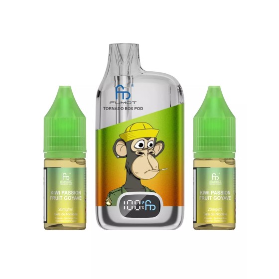 Puff Tornado 28K Rechargeable - Kiwi Passion Fruit Guava (Kiwi Passion Goyave)