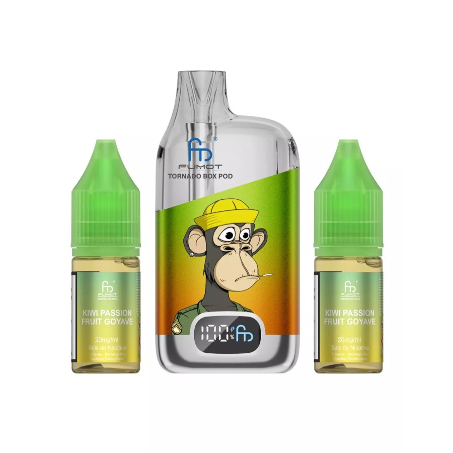 Puff Tornado 28K Rechargeable - Kiwi Passion Fruit Guava (Kiwi Passion Goyave)