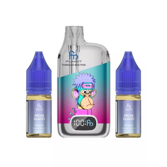 Puff Tornado 28K Rechargeable - Peach Ice (Pêche Glacée)