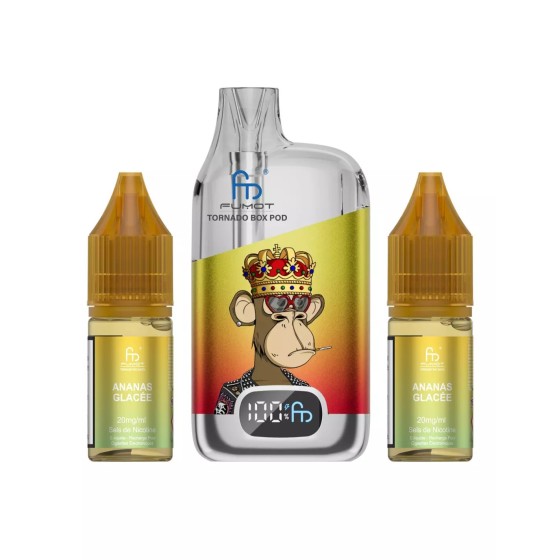 Puff Tornado 28K Rechargeable - Pineapple Ice (Ananas Glacé)