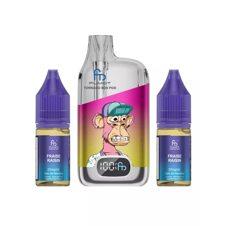 Puff Tornado 28K Rechargeable - Strawberry Grape (Fraise Raisin) Puff Tornado 28K Rechargeable - Strawberry Grape (Fraise Raisin)