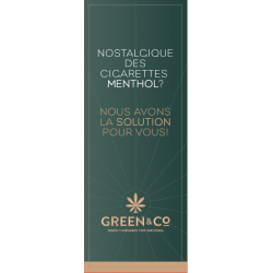 cigarettes CBD pré roulées green and co menthol