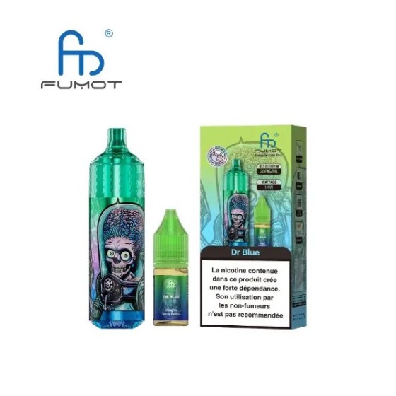 Puff RandM Tornado 9000 - Dr Blue (fraise, framboise, mûre, cassis)