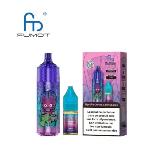 Puff RandM Tornado 9000 - Blueberry Cherry Cranberry (Myrtille Cerise Canneberge)