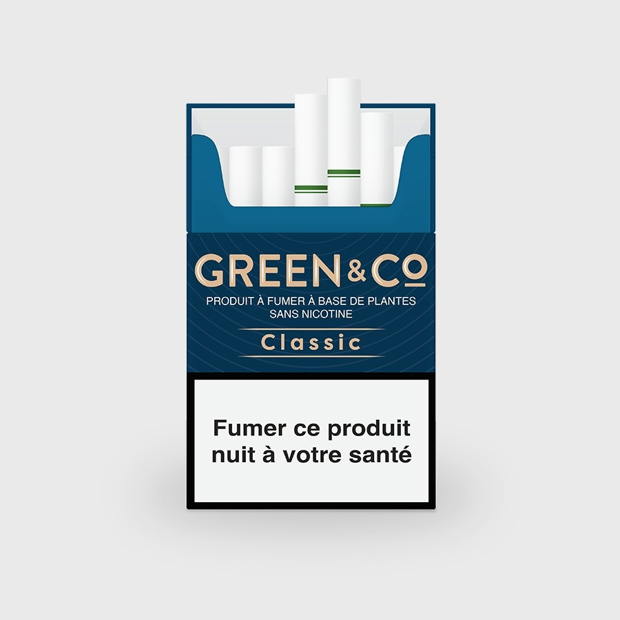 cigarettes CBD pré roulées green and co classic